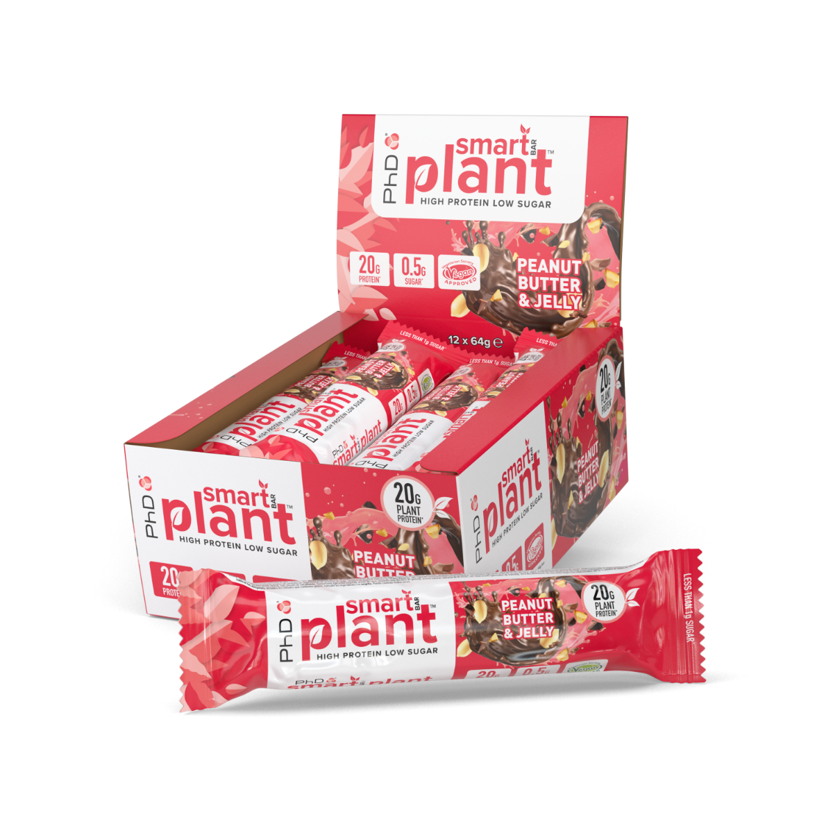SMART PLANT PROTEIN BAR (12 pcs)
