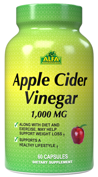 Apple Cider Vinegar 1000mg - 60 Capsules