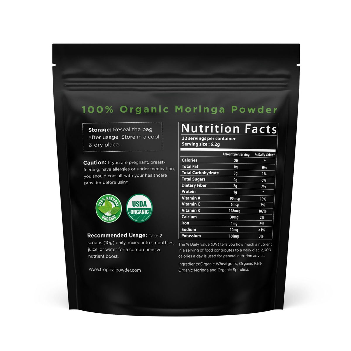 Tropical - Organic Moringa Powder