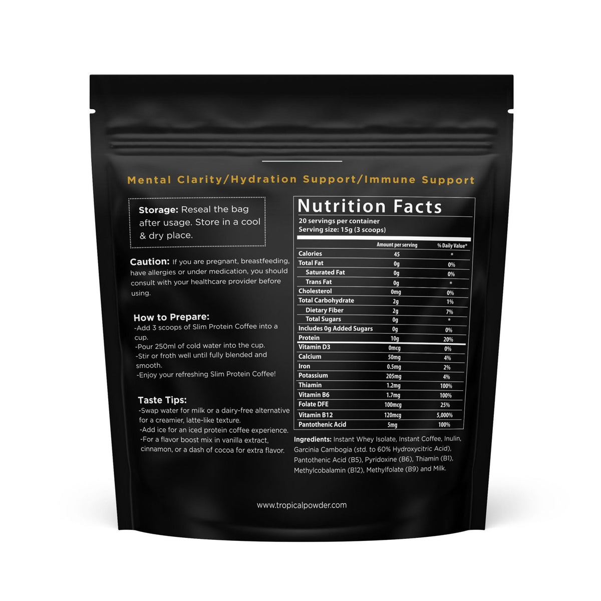 Tropical - Slim Protein Coffee