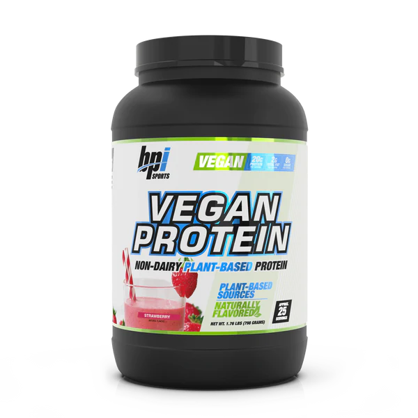 BPI SPORTS - Bpi Vegan Protein supplement facts and nutrition information label