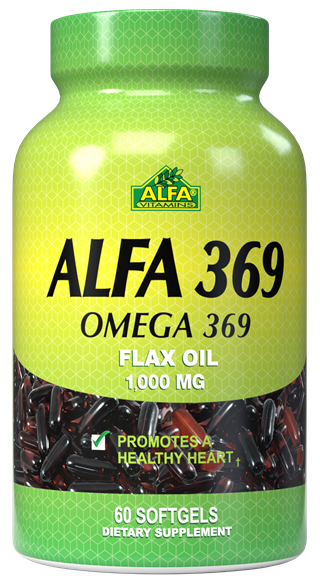 ALFA 369 FLAX OIL 1000MG