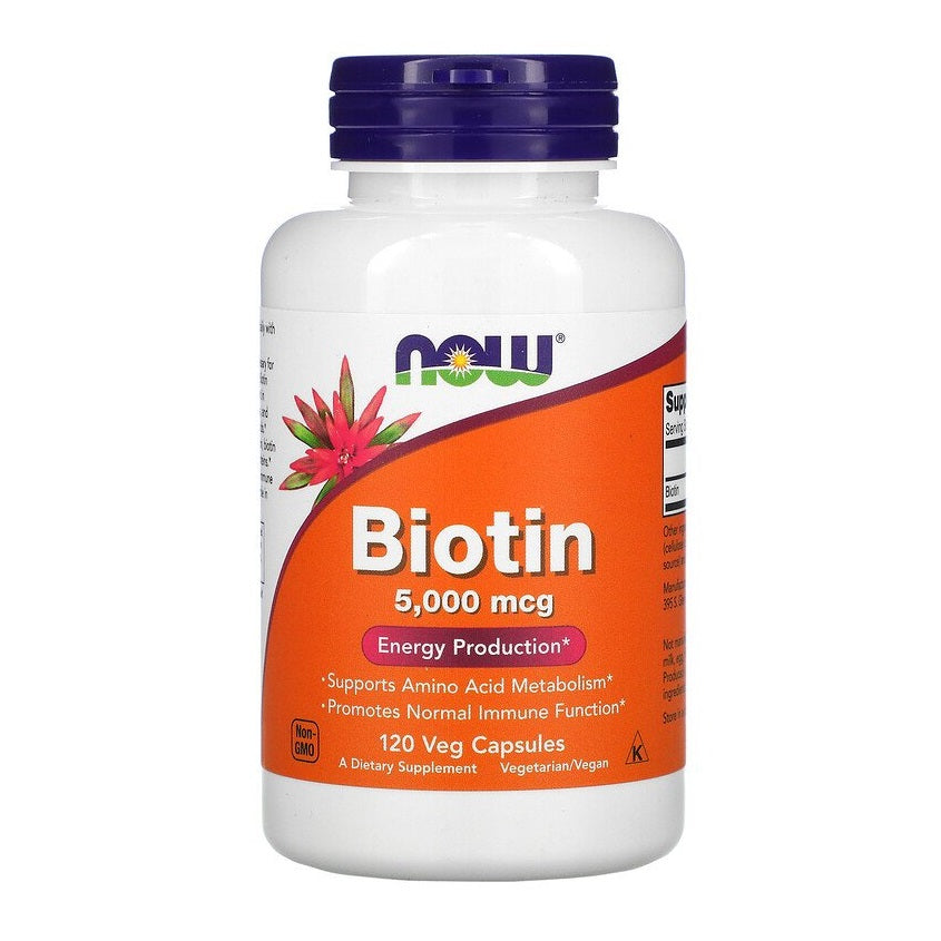 BIOTIN 5000MG 120 VEGCAPS