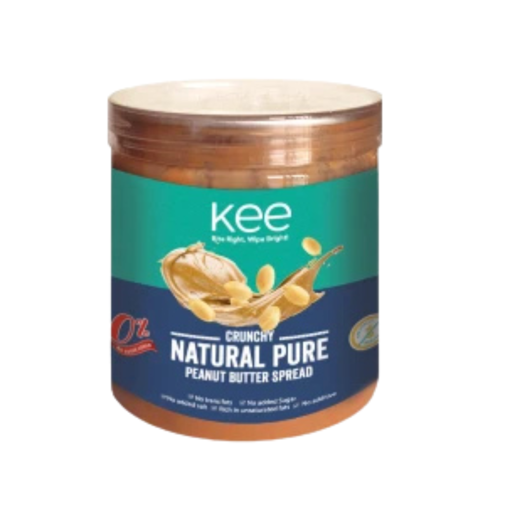 Kee - Peanut Butter supplement facts and nutrition information label