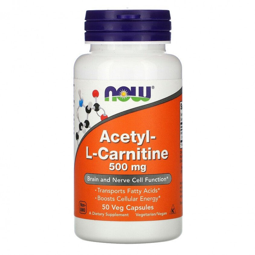 ACETYL L-CARNITINE 500MG 50 VEGCAPS