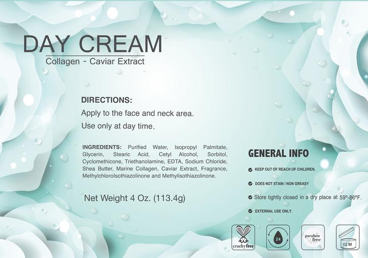 DAY CREAM WITH COLLAGEN CAVIAR EXTRACT