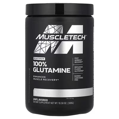 MuscleTech, Platinum 100% Glutamine, Unflavored