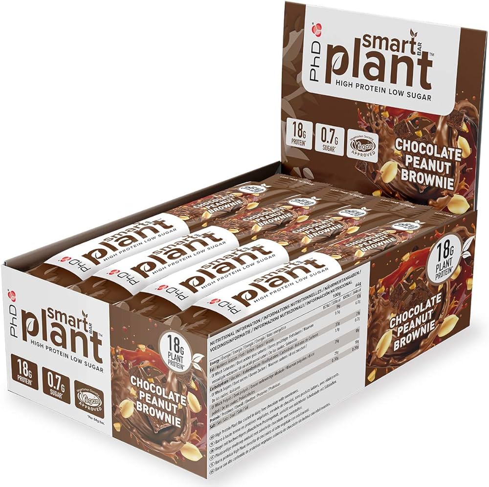 PHD Smart Plant Protein Bar - Chocolate Peanut Brownie