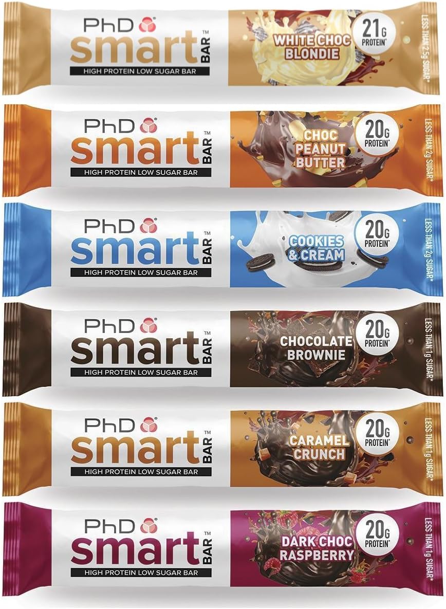 PhD Smart Protein Bar - High Protein Bar - Low Carb - 64g