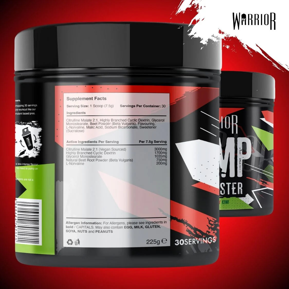 Warrior Pump Pre-Workout Powder