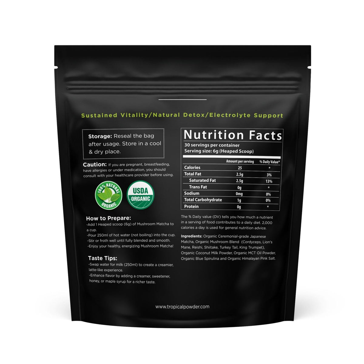 Tropical - Mushroom Matcha