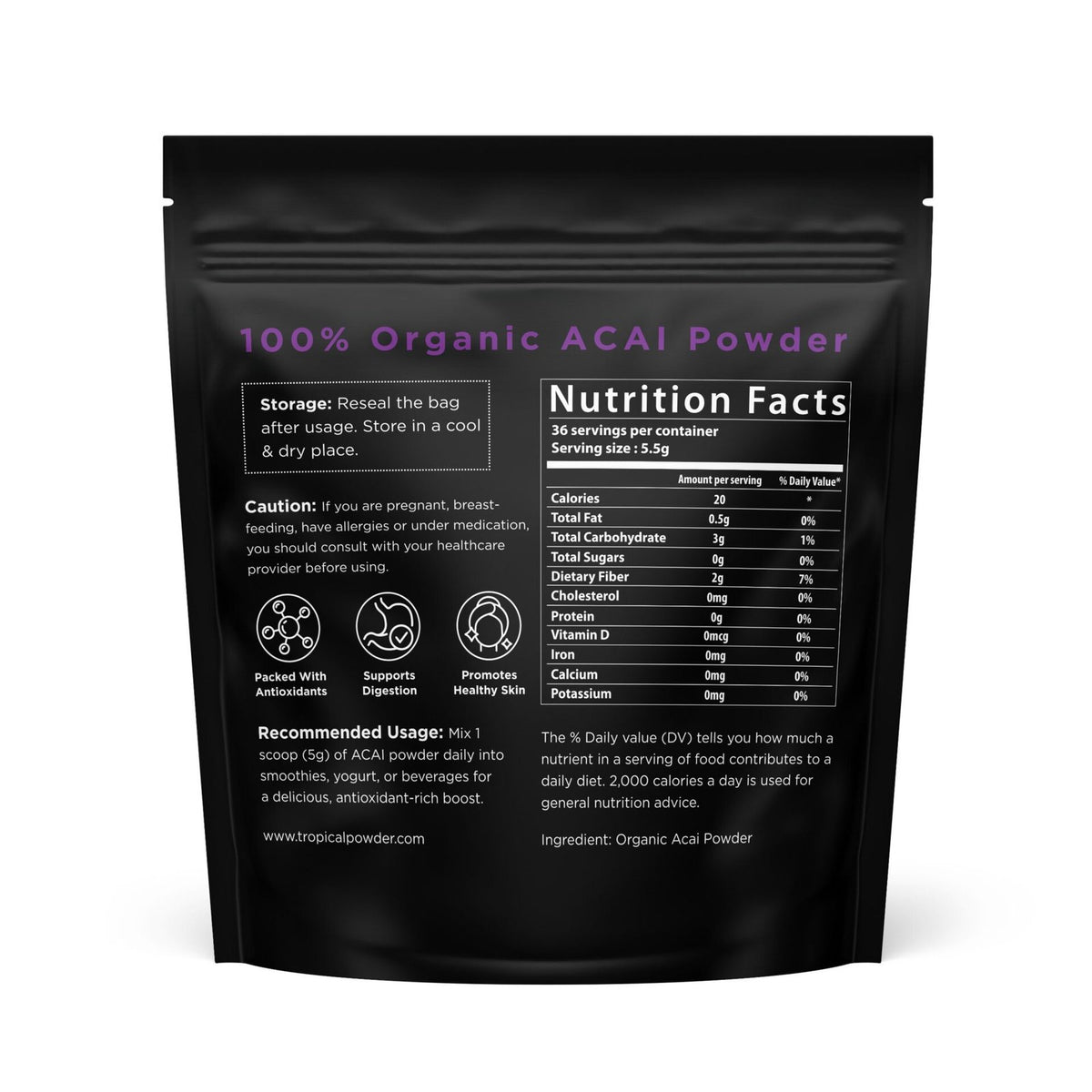 Tropical - Organic Acai Powder