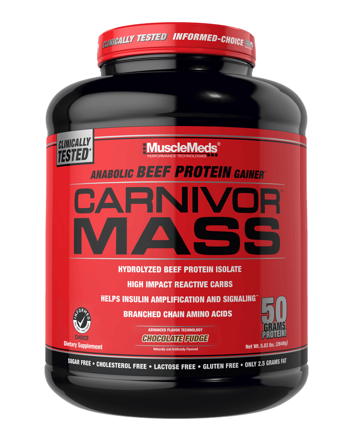 MUSLE MEDS - Carnivor Mass protein supplement