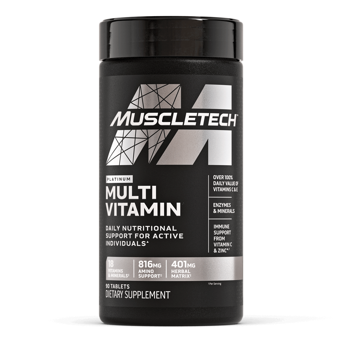 MuscleTech - Platinum Multivitamin 90 Tablets