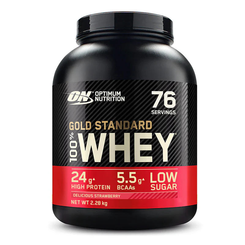 OPTIMUM NUTRITION - Gold Standard 100% Whey Protein Powder supplement facts and nutrition information label